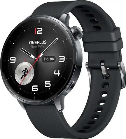 OnePlus Watch 3 (43 mm) Black Steel / Chytré hodinky / 1.32 "/ AMOLED / 5ATM / Android