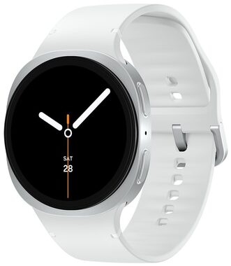 Samsung Galaxy Watch 8 (44 mm) BT strieborná / Chytré hodinky / AMOLED / Wi-Fi / Bluetooth / GPS / Wear OS