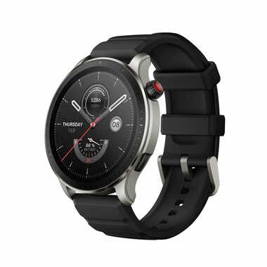 Bazár - Amazfit GTR 4 čierna / Chytré hodinky / 1.43 "AMOLED / snímač tepu / BT 5.0 / Wi-Fi / GPS / snímač SpO2 / 5 ATM / bazár