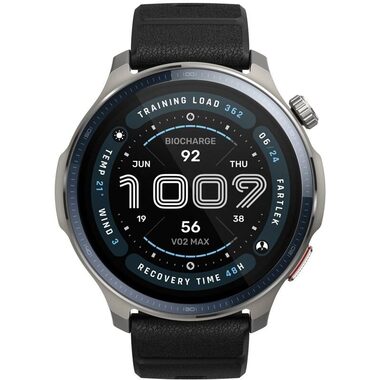 Amazfit Balance 2 čierna / Chytré hodinky / 1.5" AMOLED / 10 ATM / BT 5.2 / NFC / GPS