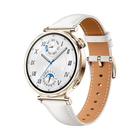 Zánovné - Huawei Watch GT 5 41mm biela / Chytré hodinky / 1.32 "AMOLED / 466x466 / GPS + NFC / 5 ATM / zánovné