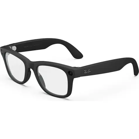 Meta Ray-Ban Gen2 Wayfarer Matte Black Clear (Large)