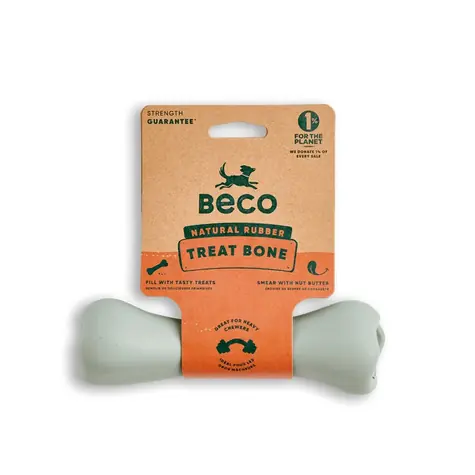 BeCoThings Beco Treat BONE zelená 17.5cm / Hračka pre psov 