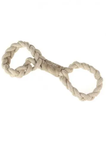 animALL Hračka Preťahovadlo jutovo-bavlnenej osmička 35 cm