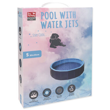 Dog Fantasy Bazénik s vodnými tryskami 80x20 cm