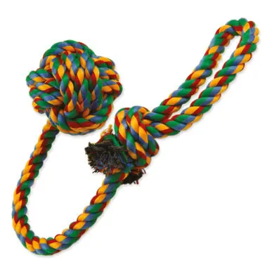 Dog Fantasy Hračka - preťahovadlo hádzacie farebné 55 cm