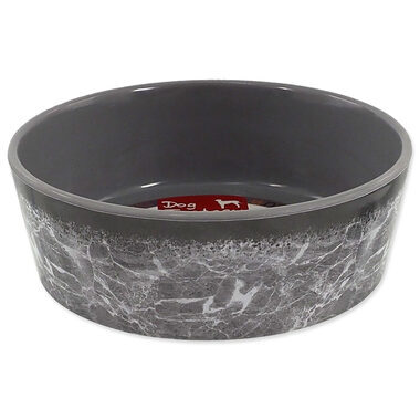 Dog Fantasy Miska vzor mramor šedá 12.5cm 300 ml