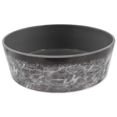 Dog Fantasy Miska vzor mramor šedá 20cm 1300 ml
