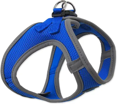 Dog Fantasy Postroj Puppy XS modrá 32-36cm