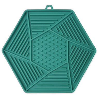 Epic Pet Lick&Snack Lízacia podložka hexagon svetlo zelený 17x15cm