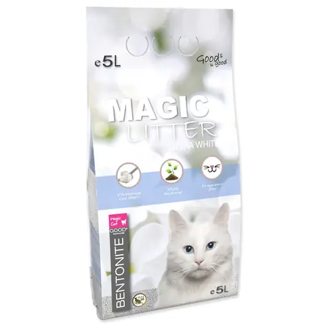 Magic Litter Mačkolit Bentonite Ultra White 5l
