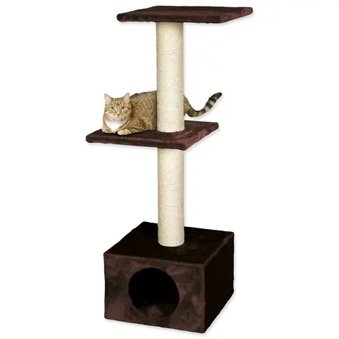 Magic Cat Odpočívadlo Alexia hnedá 35x35x109cm