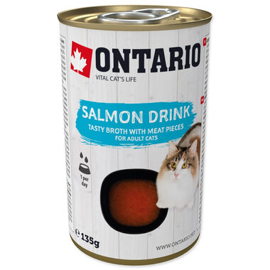 Ontario Cat Drink losos 135g