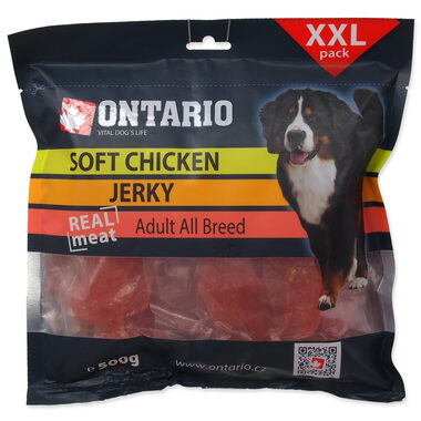 Ontario Pochúťka kura mäkké prúžky 500g