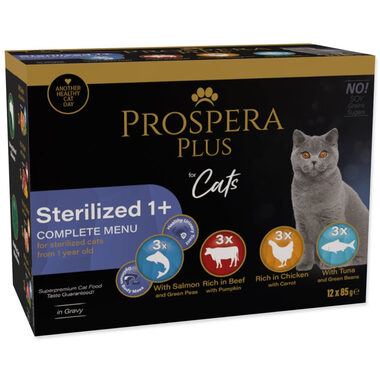 Prospera PLUS Cat Sterilised 1+ Kapsičky Multipack 12x 85g