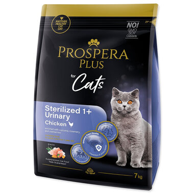 Prospera PLUS Sterilized 1+ Chicken Urinary 7kg / Granule pre dospelé mačky
