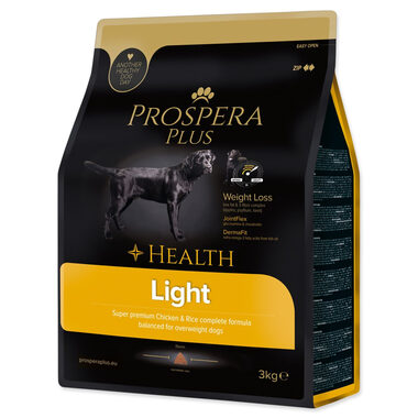 Prospera PLUS Light kura s ryžou 3kg / Granule pre dospelých psov 