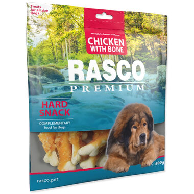 Rasco Premium kosti obalené kuracím mäsom 500g