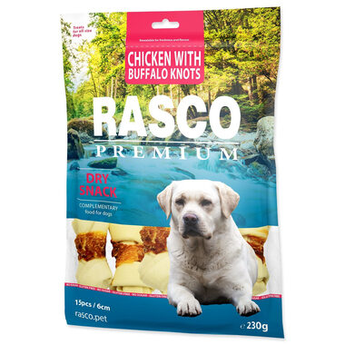 Rasco Premium uzly byvolia obalené kuracím mäsom 230g