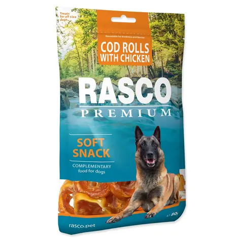 Rasco Premium tresčie rolky obalené kuracím mäsom 80g