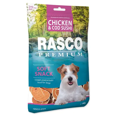 Rasco Premium sushi z tresky a kurčaťa 80g