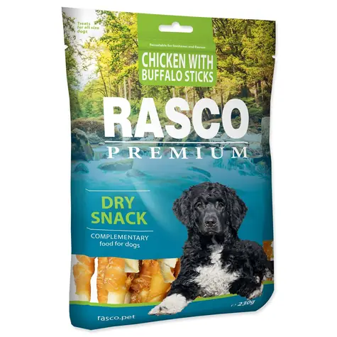 Rasco Premium tyčinky byvolia obalené kuracím mäsom 230g
