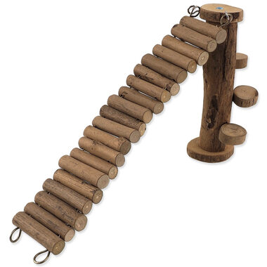 Small Animals Drevená preliezačka so schodíkmi 19x30cm