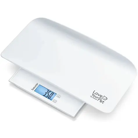 BEURER PP 170 biela / váha na zvieratá / LCD displej / max. nosnosť 180 kg