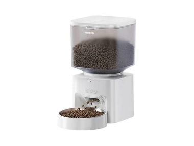 Rojeco Automatické krmítko pre zvieratá WiFi verzia Sin 4,5l biela