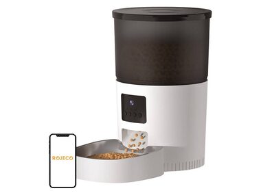 Rojeco 3l automatické krmítko pre domáce zvieratá WiFi s kamerou