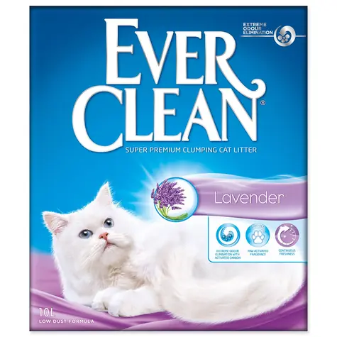 Ever Clean Mačkolit levanduľa hrudkujúca 10l 