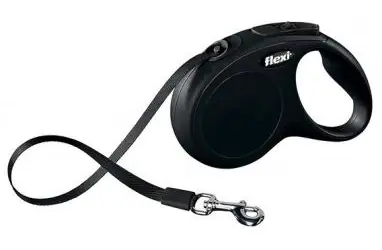 Flexi Classic L opasok 8m čierne / Vodítko 