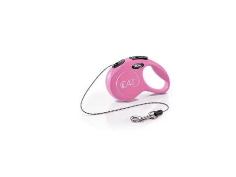 Flexi Cat XS lanko 3M ružové / Vodítko 