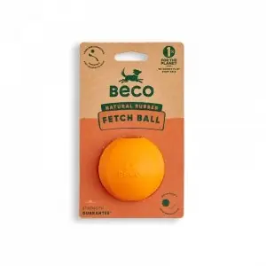 Beco Fetch Ball Hračka pre psov oranžová 6,5cm