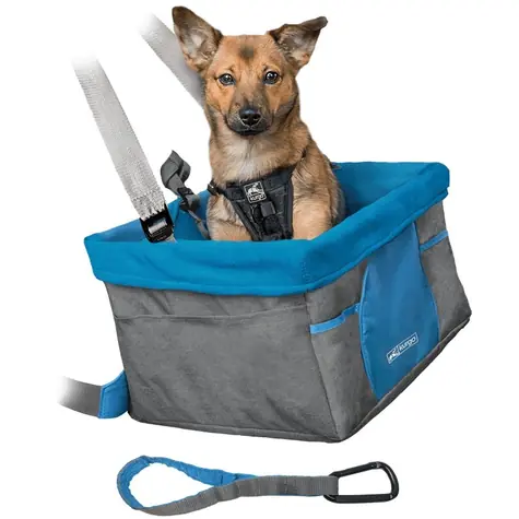 Kurgo® Heather Booster Seat Autosedačka sivá/modrá