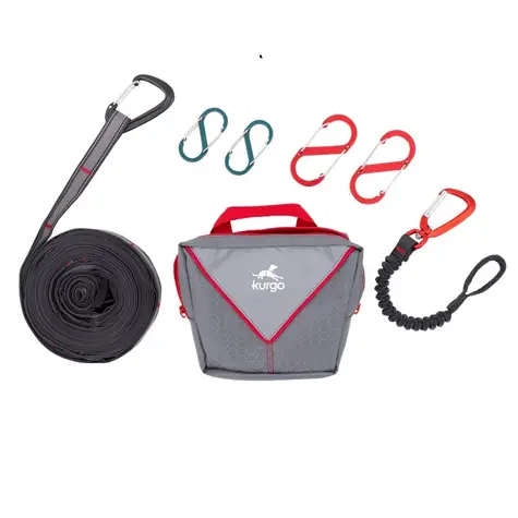 Kurgo® Ridgeline Tie Out Camping Zip Line Závesný kempingový systém