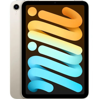 Apple iPad mini 8.3" 6. gen. (2021) Wi-Fi 256GB biela / 2266x1488 / WiFi / 12MP+12MP / iOS 15