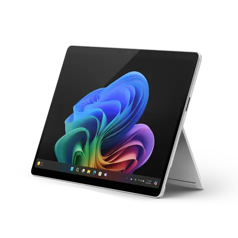Microsoft Surface Pro | Copilot+ PC | 13" OLED | Snapdragon® X Elite | 16GB | 512GB | 11th Edition | Platinum