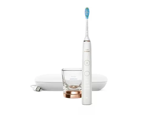 Philips DiamondClean 9000 HX9911-94 biela / sonická zubná kefka / 4 režimy / 3 stupne / 1x hlavica / puzdro