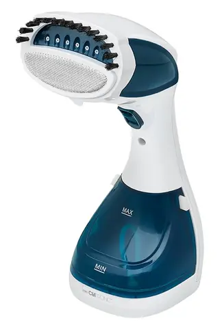 Clatronic DB 3717 modrá / Ručný naparovač odevov / 1100W / 200 ml / 20g-min