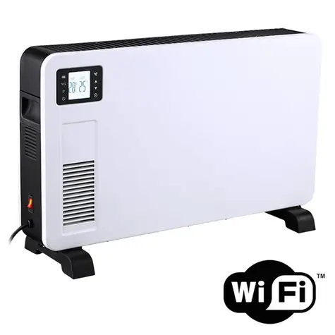 Solight KP02WiFi biela / teplovzdušný konvektor / 2300W / WiFi / LCD / ventilátor / časovač / termostat