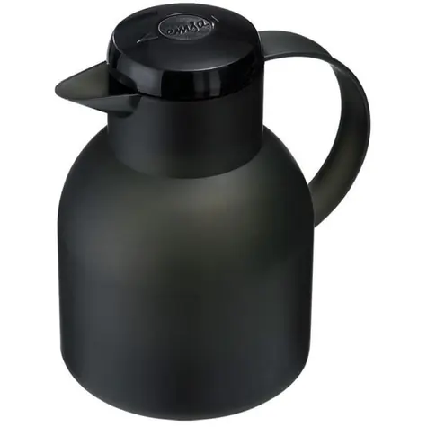 Emsa Samba Vacuum 1l čierna / Vákuová kanvica (termoska) / Quick Press