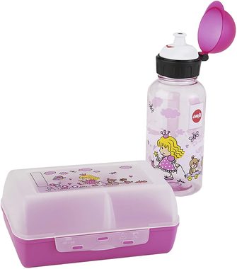 Emsa KIDS FLASK &amp; VARIABOLO Princess / Olovrantová krabička + fľaša na pitie / dopredaj