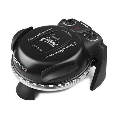 G3Ferrari G1000610 Delizia Black / mini rúra na pizzu / 1200 W / priemer 31cm / nastaviteľný termostat do 390°C