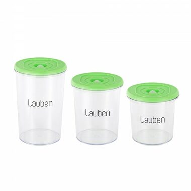 Lauben Vacuum Containers 3GT 3 ks / Vákuovacie boxy / 1l+1.5l+2l / kompatibilný s Lauben Vacuum Sealer 60SB / dopredaj