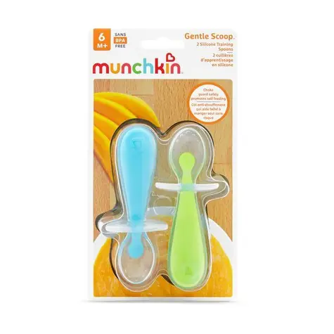 Munchkin - Silikónové lyžičky 2ks / od 6 mesiacov