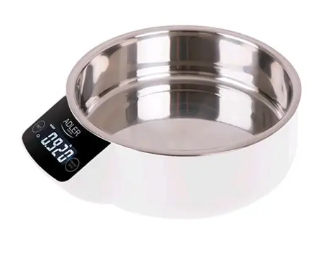 Adler AD 3166 / kuchynská váha / miska 900 ml / funkcia TARE / priemer 16 cm