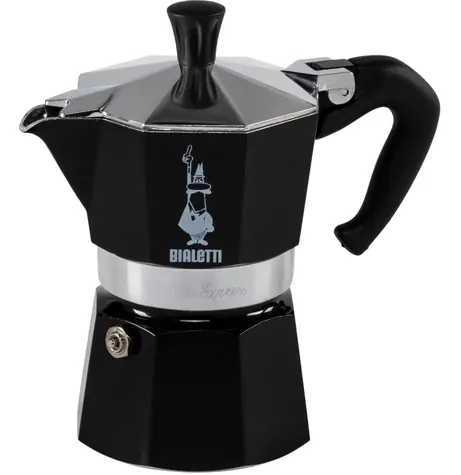 Bialetti MOKA Express moka kanvička na 3 šálky 150 ml čierna