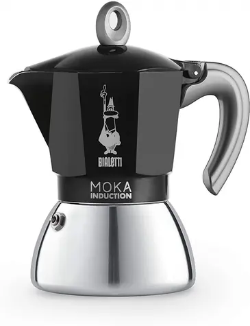 Bialetti Moka Induction kanvička na 4 šálky čierna 150 ml / dopredaj