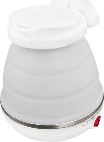 Esperanza EKK023 rýchlovarná kanvica skladacia biela / 750 W / 0.5 L / silikónová